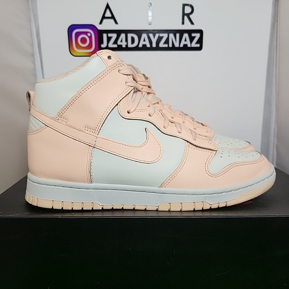 Size 9-Nike Dunk High Crimson Tint-Sail WMNS DD1869-104 (Men's 7.5) CLEAN!! NDS - Picture 13 of 16